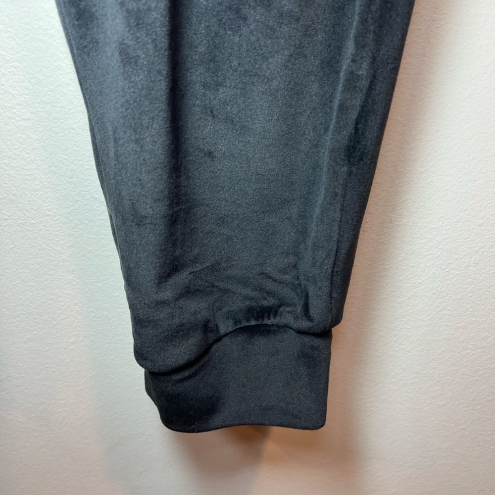 Z by Zella Velour Joggers Pants Black Cozy Stretch Pull On Athleisure NEW Sz 2XL - Picture 6 of 13